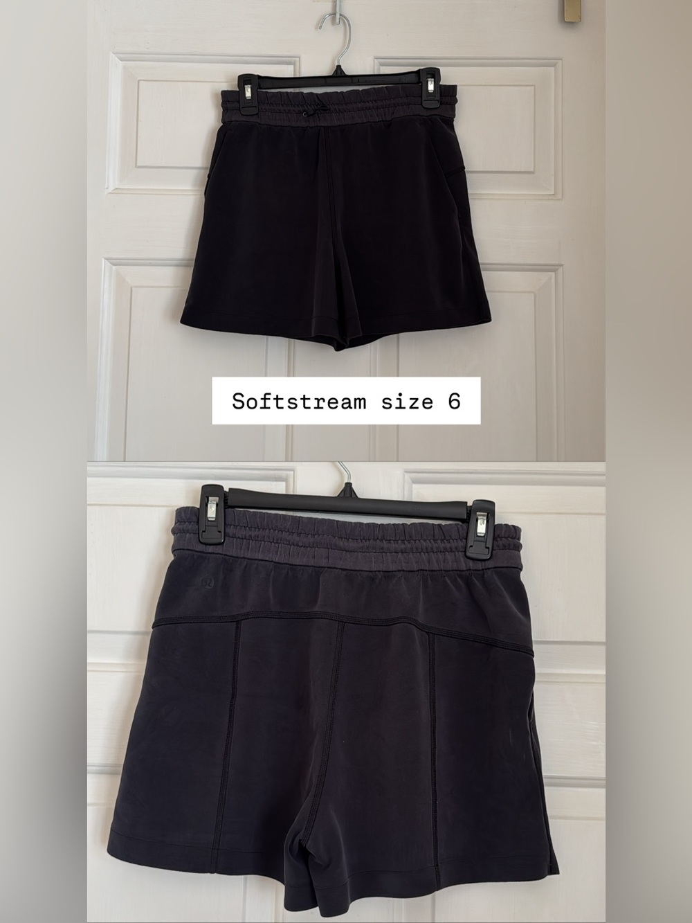' Black Athletic Shorts - Size 6